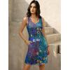 imageWomens Summer Dress 2025 Sleeveless Floral Boho Sundress Swimsuit Coverup Casual Loose Beach Vacation Tank DressesFloral 17