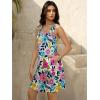 imageWomens Summer Dress 2025 Sleeveless Floral Boho Sundress Swimsuit Coverup Casual Loose Beach Vacation Tank DressesFloral 22