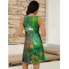 imageWomens Summer Dress 2025 Sleeveless Floral Boho Sundress Swimsuit Coverup Casual Loose Beach Vacation Tank DressesFloral 25