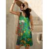 imageWomens Summer Dress 2025 Sleeveless Floral Boho Sundress Swimsuit Coverup Casual Loose Beach Vacation Tank DressesFloral 25