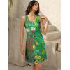 imageWomens Summer Dress 2025 Sleeveless Floral Boho Sundress Swimsuit Coverup Casual Loose Beach Vacation Tank DressesFloral 25