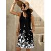 imageWomens Summer Dress 2025 Sleeveless Floral Boho Sundress Swimsuit Coverup Casual Loose Beach Vacation Tank DressesFloral 26