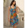 imageWomens Summer Dress 2025 Sleeveless Floral Boho Sundress Swimsuit Coverup Casual Loose Beach Vacation Tank DressesFloral 27
