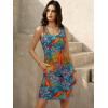 imageWomens Summer Dress 2025 Sleeveless Floral Boho Sundress Swimsuit Coverup Casual Loose Beach Vacation Tank DressesFloral 27