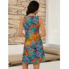 imageWomens Summer Dress 2025 Sleeveless Floral Boho Sundress Swimsuit Coverup Casual Loose Beach Vacation Tank DressesFloral 27