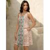 imageWomens Summer Dress 2025 Sleeveless Floral Boho Sundress Swimsuit Coverup Casual Loose Beach Vacation Tank DressesFloral 5