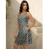 imageWomens Summer Dress 2025 Sleeveless Floral Boho Sundress Swimsuit Coverup Casual Loose Beach Vacation Tank DressesFloral Green 9