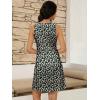 imageWomens Summer Dress 2025 Sleeveless Floral Boho Sundress Swimsuit Coverup Casual Loose Beach Vacation Tank DressesFloral Green 9