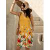 imageWomens Summer Dress 2025 Sleeveless Floral Boho Sundress Swimsuit Coverup Casual Loose Beach Vacation Tank DressesFloral Yellow 6