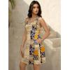 imageWomens Summer Dress 2025 Sleeveless Floral Boho Sundress Swimsuit Coverup Casual Loose Beach Vacation Tank DressesMulticolor 12