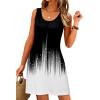 imageWomens Summer Dress 2025 Sleeveless Floral Boho Sundress Swimsuit Coverup Casual Loose Beach Vacation Tank DressesMulticolor 15