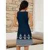 imageWomens Summer Dress 2025 Sleeveless Floral Boho Sundress Swimsuit Coverup Casual Loose Beach Vacation Tank DressesMulticolor 21