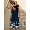 imageWomens Summer Dress 2025 Sleeveless Floral Boho Sundress Swimsuit Coverup Casual Loose Beach Vacation Tank DressesMulticolor 21