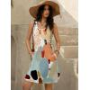 imageWomens Summer Dress 2025 Sleeveless Floral Boho Sundress Swimsuit Coverup Casual Loose Beach Vacation Tank DressesMulticolor 24