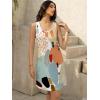 imageWomens Summer Dress 2025 Sleeveless Floral Boho Sundress Swimsuit Coverup Casual Loose Beach Vacation Tank DressesMulticolor 24