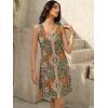 imageWomens Summer Dress 2025 Sleeveless Floral Boho Sundress Swimsuit Coverup Casual Loose Beach Vacation Tank DressesMulticolor Print 4