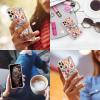 imagefor iPhone 11 Pro Max Case with Screen Protector  Stylish Elegant Floral Design on Soft Clear TPU  Slim Fit Protective Phone Cover for Women and Girls  Purple LavenderBlooms Floral Flower