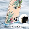 imagefor iPhone 11 Pro Max Case with Screen Protector  Stylish Elegant Floral Design on Soft Clear TPU  Slim Fit Protective Phone Cover for Women and Girls  Purple LavenderCactus in Flower