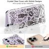 imagefor iPhone 11 Pro Max Case with Screen Protector  Stylish Elegant Floral Design on Soft Clear TPU  Slim Fit Protective Phone Cover for Women and Girls  Purple LavenderMagic Items