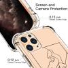 imagefor iPhone 11 Pro Max Case with Screen Protector  Stylish Elegant Floral Design on Soft Clear TPU  Slim Fit Protective Phone Cover for Women and Girls  Purple LavenderA Lady