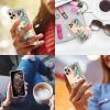imagefor iPhone 11 Pro Max Case with Screen Protector  Stylish Elegant Floral Design on Soft Clear TPU  Slim Fit Protective Phone Cover for Women and Girls  Purple LavenderCactus in Flower