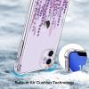 imagefor iPhone 11 Pro Max Case with Screen Protector  Stylish Elegant Floral Design on Soft Clear TPU  Slim Fit Protective Phone Cover for Women and Girls  Purple LavenderTiny Lavender