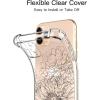 imagefor iPhone 11 Pro Max Case with Screen Protector  Stylish Elegant Floral Design on Soft Clear TPU  Slim Fit Protective Phone Cover for Women and Girls  Purple LavenderBlooming Floral Flower