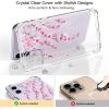 imagefor iPhone 11 Pro Max Case with Screen Protector  Stylish Elegant Floral Design on Soft Clear TPU  Slim Fit Protective Phone Cover for Women and Girls  Purple LavenderCherry Blossom