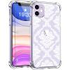 imagefor iPhone 11 Pro Max Case with Screen Protector  Stylish Elegant Floral Design on Soft Clear TPU  Slim Fit Protective Phone Cover for Women and Girls  Purple LavenderElegant White Floral Flower
