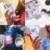 imagefor iPhone 11 Pro Max Case with Screen Protector  Stylish Elegant Floral Design on Soft Clear TPU  Slim Fit Protective Phone Cover for Women and Girls  Purple LavenderPurple Blossoms