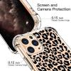 imagefor iPhone 11 Pro Max Case with Screen Protector  Stylish Elegant Floral Design on Soft Clear TPU  Slim Fit Protective Phone Cover for Women and Girls  Purple LavenderBeautiful Leopard