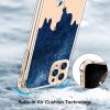 imagefor iPhone 11 Pro Max Case with Screen Protector  Stylish Elegant Floral Design on Soft Clear TPU  Slim Fit Protective Phone Cover for Women and Girls  Purple LavenderBlue Painting