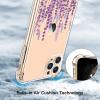 imagefor iPhone 11 Pro Max Case with Screen Protector  Stylish Elegant Floral Design on Soft Clear TPU  Slim Fit Protective Phone Cover for Women and Girls  Purple LavenderTiny Lavender