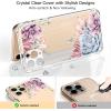 imagefor iPhone 11 Pro Max Case with Screen Protector  Stylish Elegant Floral Design on Soft Clear TPU  Slim Fit Protective Phone Cover for Women and Girls  Purple LavenderBeautiful Blossoms