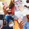 imagefor iPhone 11 Pro Max Case with Screen Protector  Stylish Elegant Floral Design on Soft Clear TPU  Slim Fit Protective Phone Cover for Women and Girls  Purple LavenderCherry Blossom