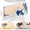 imagefor iPhone 11 Pro Max Case with Screen Protector  Stylish Elegant Floral Design on Soft Clear TPU  Slim Fit Protective Phone Cover for Women and Girls  Purple LavenderSeawaves