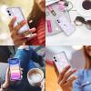 imagefor iPhone 11 Pro Max Case with Screen Protector  Stylish Elegant Floral Design on Soft Clear TPU  Slim Fit Protective Phone Cover for Women and Girls  Purple LavenderTiny White