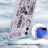 imagefor iPhone 11 Pro Max Case with Screen Protector  Stylish Elegant Floral Design on Soft Clear TPU  Slim Fit Protective Phone Cover for Women and Girls  Purple LavenderMagic Items