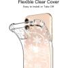 imagefor iPhone 11 Pro Max Case with Screen Protector  Stylish Elegant Floral Design on Soft Clear TPU  Slim Fit Protective Phone Cover for Women and Girls  Purple LavenderTiny White