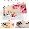 imagefor iPhone 11 Pro Max Case with Screen Protector  Stylish Elegant Floral Design on Soft Clear TPU  Slim Fit Protective Phone Cover for Women and Girls  Purple LavenderBlossom Florals