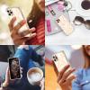 imagefor iPhone 11 Pro Max Case with Screen Protector  Stylish Elegant Floral Design on Soft Clear TPU  Slim Fit Protective Phone Cover for Women and Girls  Purple LavenderElegant White Floral Flower
