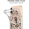 imagefor iPhone 11 Pro Max Case with Screen Protector  Stylish Elegant Floral Design on Soft Clear TPU  Slim Fit Protective Phone Cover for Women and Girls  Purple LavenderMagic Items