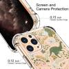 imagefor iPhone 11 Pro Max Case with Screen Protector  Stylish Elegant Floral Design on Soft Clear TPU  Slim Fit Protective Phone Cover for Women and Girls  Purple LavenderDinosaurs