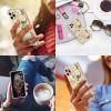 imagefor iPhone 11 Pro Max Case with Screen Protector  Stylish Elegant Floral Design on Soft Clear TPU  Slim Fit Protective Phone Cover for Women and Girls  Purple LavenderDinosaurs