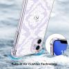 imagefor iPhone 11 Pro Max Case with Screen Protector  Stylish Elegant Floral Design on Soft Clear TPU  Slim Fit Protective Phone Cover for Women and Girls  Purple LavenderElegant White Floral Flower