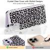 imagefor iPhone 11 Pro Max Case with Screen Protector  Stylish Elegant Floral Design on Soft Clear TPU  Slim Fit Protective Phone Cover for Women and Girls  Purple LavenderBeautiful Leopard