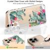imagefor iPhone 11 Pro Max Case with Screen Protector  Stylish Elegant Floral Design on Soft Clear TPU  Slim Fit Protective Phone Cover for Women and Girls  Purple LavenderCactus in Flower