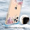 imagefor iPhone 11 Pro Max Case with Screen Protector  Stylish Elegant Floral Design on Soft Clear TPU  Slim Fit Protective Phone Cover for Women and Girls  Purple LavenderBeautiful Blossoms