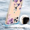 imagefor iPhone 11 Pro Max Case with Screen Protector  Stylish Elegant Floral Design on Soft Clear TPU  Slim Fit Protective Phone Cover for Women and Girls  Purple LavenderPurple Blossoms