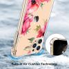 imagefor iPhone 11 Pro Max Case with Screen Protector  Stylish Elegant Floral Design on Soft Clear TPU  Slim Fit Protective Phone Cover for Women and Girls  Purple LavenderBlossom Florals